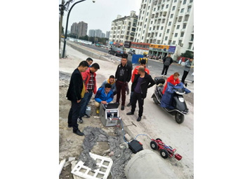 ˮ����̽��̽���ܵ�CCTV��е��ʩ���ֳ���Ƭ